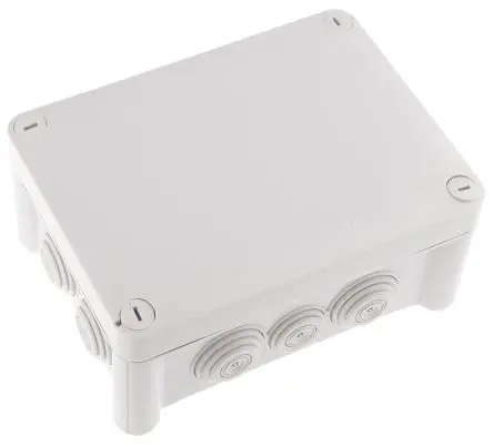 Produktfoto 1 von Legrand Plexo Kunststoff Abzweigdose Grau IP55 4, Ø 25 mm Breite 110mm Höhe 155 mm Länge 74 mm