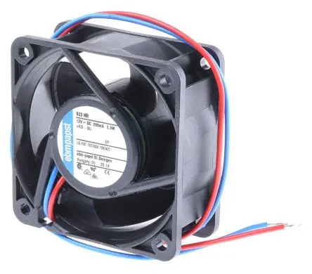 Produktfoto 1 von ebm-papst 620 Axiallüfter, Kugel, 12V dc / 3.5 W 292 mA, 8200 U/min, 56 m³/h 60 mm 60mm 25 mm