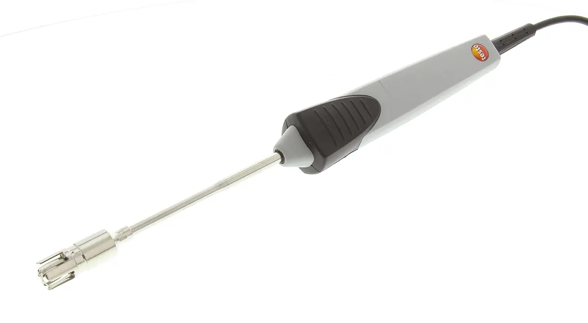 Produktfoto 1 von Testo Temperatursensor, Gestuft, Federnder Thermoelementstreifen x 115 mm Flink, Ø 5 mm, max.Temp 300 °C