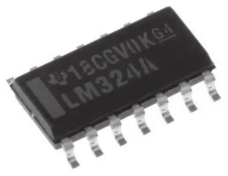Produktfoto 1 von Texas Instruments Operationsverstärker Oberfläche 1.2 MHz SOIC, biplor typ. 30V, biplor typ. 5 V, 14-Pin