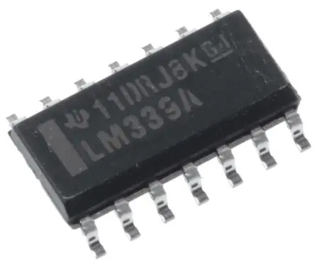 Produktfoto 1 von Texas Instruments Komparator Differenzial SOIC MOS, TTL, CMOS 1.3 μs 4-Kanal 14-Pin 36V 2 V