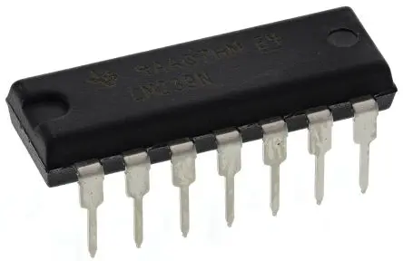Produktfoto 1 von Texas Instruments Komparator Differenzial PDIP Open-Collector 1.3 μs 4-Kanal 14-Pin 36V 3 V