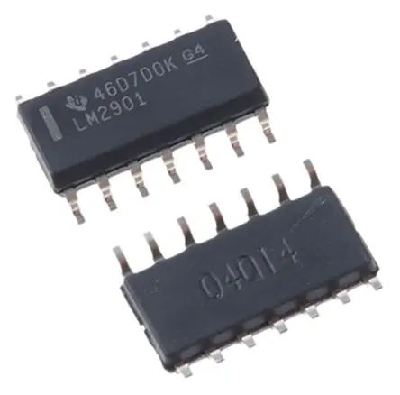 Produktfoto 1 von Texas Instruments Komparator Differenzial SOIC Open-Collector 1.3 μs 4-Kanal 14-Pin 36V 3 V