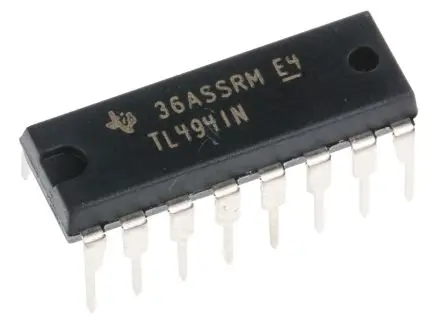 Produktfoto 1 von Texas Instruments PWM-Controller 300 kHz 40V 40V 7.5 mA 16-Pin 200 mA PDIP 5-Ausg.