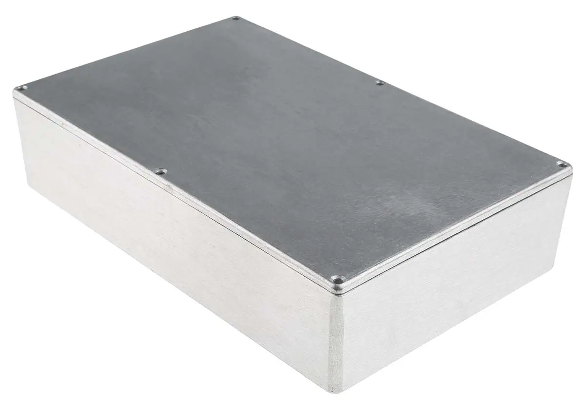 RS PRO; Gehäuse; Aluminiumdruckguss; Silber IP65 Breite 175 mm Höhe 65.5 mm Länge 275 mm
