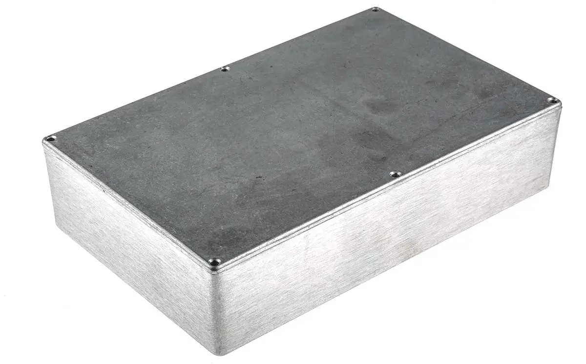 Produktfoto 1 von RS PRO; Gehäuse; Aluminiumdruckguss; Silber IP66 Breite 175 mm Höhe 65.5 mm Länge 275 mm