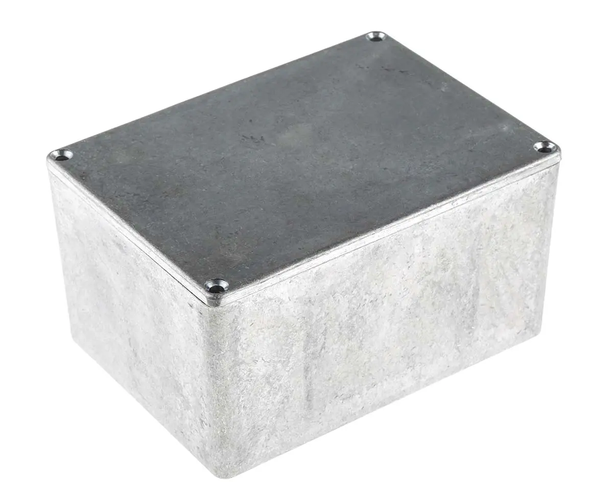 Produktfoto 1 von RS PRO; Gehäuse; Aluminiumdruckguss; Silber IP66 Breite 101.5 mm Höhe 76.7 mm Länge 139.1 mm