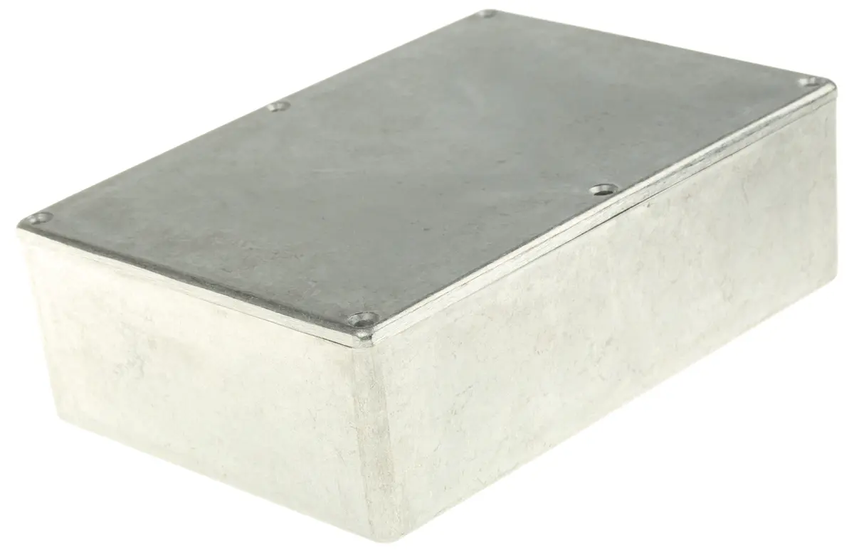 Produktfoto 1 von RS PRO; Gehäuse; Aluminiumdruckguss; Silber IP66 Breite 120.9 mm Höhe 55 mm Länge 171.9 mm