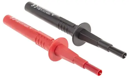 Produktfoto 1 von Fluke 4 mm Prüfspitze Rot, Schwarz, 1000V 500mA