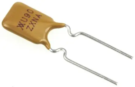 Produktfoto 1 von Littelfuse RUEF Rückstellende Sicherungen / 1.8 A, 30V dc 5.9 s 0.9 A 7.4 mm 12.2 mm 3mm