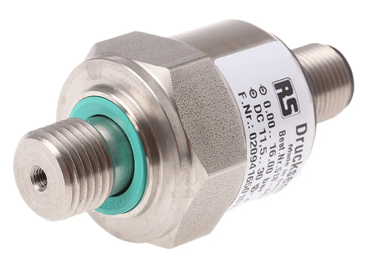 Produktfoto 1 von RS PRO G1/4 Relativ Druckschalter 0bar bis 16bar, Analog 4 → 20 mA, für Gas, Flüssigkeit