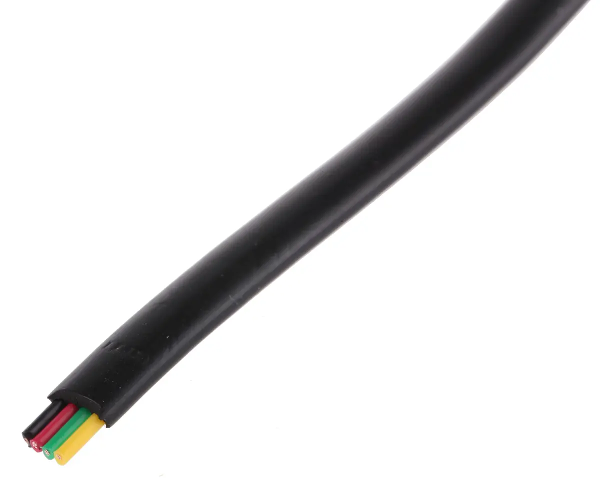 Produktfoto 1 von Decelect Telefonkabel Flammhemmend Schwarz 4-adrig 50 m Polyvinylchlorid, 0.066 mm²