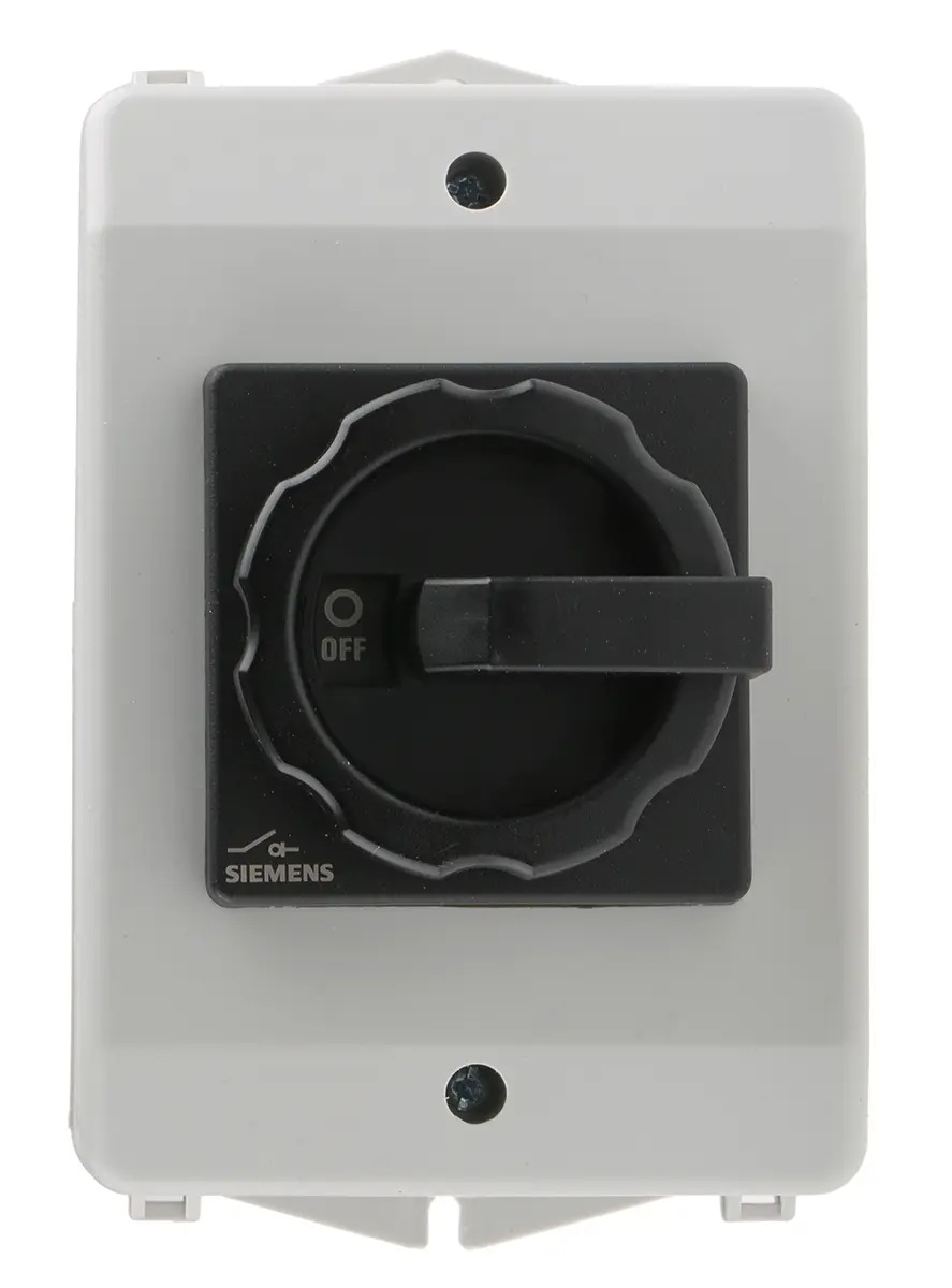 Produktfoto 1 von Siemens 3LD2064 Trennschalter 3-polig 16A Fest Schwarz IP 65 7,5kW 690V ac 3-phasig
