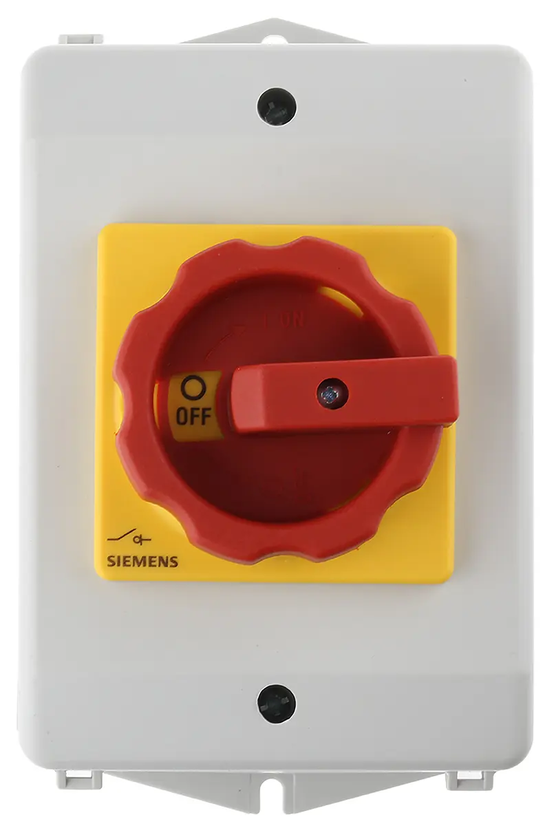 Produktfoto 1 von Siemens Trennschalter 3-polig 32A Rot IP 65 11,5kW 690V ac 3-phasig Schließer/Öffner