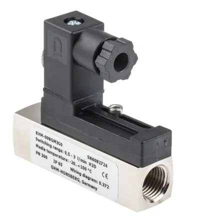 Produktfoto 1 von RS PRO 120 °C Durchflussschalter 0.5l/min 3l/min 1/4 Zoll