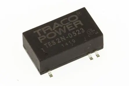 Produktfoto 1 von TRACOPOWER TES 2N DC/DC Konverter, 15V dc OUT 65 mA Oberfläche 9V dc 1.5 kV dc 2 W -40 °C 85 °C
