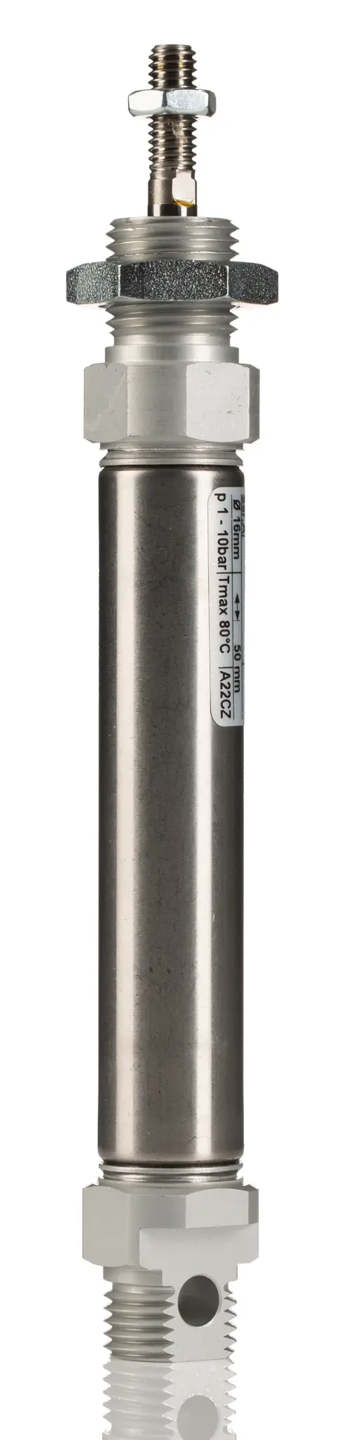 Produktfoto 1 von Norgren RM/8000/M Pneumatikzylinder 50 mm Doppeltwirkend, Bohrung Ø 16 mm, bis 10 bar