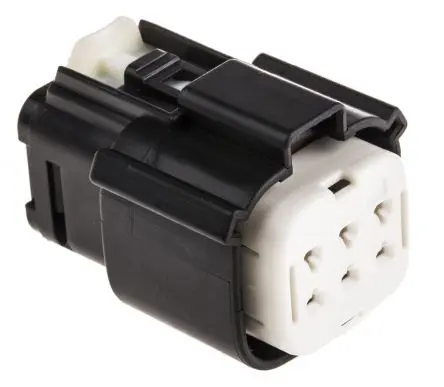 Produktfoto 1 von Molex MX150L Buchse Steckverbindergehäuse 5.84 mm, 6-polig / 2-reihig Gerade, Kabel für 6 Stromkreisbuchsen MX150L