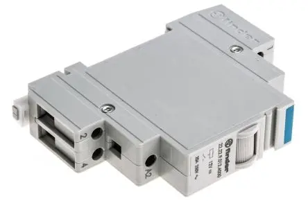 Produktfoto 1 von Finder 22 Leistungsrelais 12V dc Spule DPST DIN-Hutschiene 20A 115 Ω 1.25 W