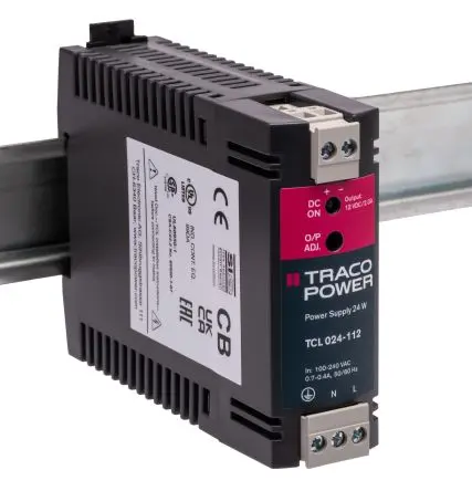 Produktfoto 1 von TRACOPOWER TCL DIN-Schienen Netzteil Geschalteter Modus 375 V dc, 264V ac Wechselstrom/Gleichstrom / 2 A 15V dc DC 24 W