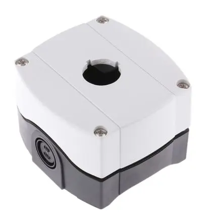 Produktfoto 1 von Allen Bradley 800F Drucktastengehäuse, 1 x Ø 22 mm, Grau, Kunststoff, IP66