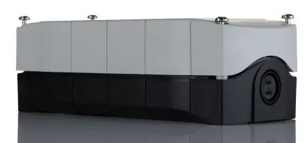 Produktfoto 1 von Allen Bradley 800F Drucktastengehäuse, 4 x Ø 22 mm, Grau, Kunststoff, IP66