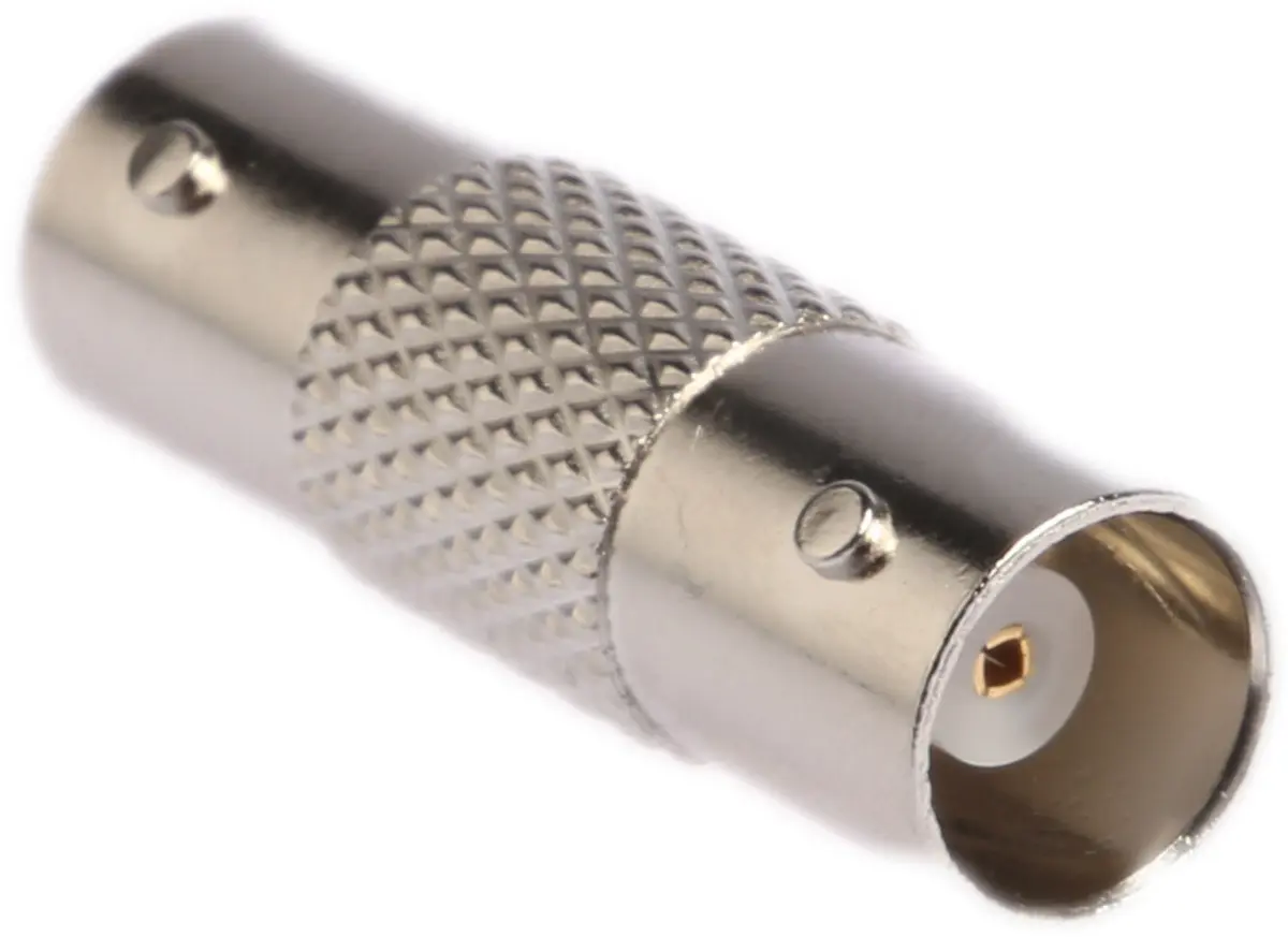 Produktfoto 1 von TE Connectivity HF Adapter, 50 Ω, Gerade, 4GHz Buchse Buchse, Koaxial Nennspannung