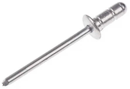 Produktfoto 1 von POP Blende Niet, Ø 4.8 mm x 11 mm, Aluminium, 5 mm aus Stahl