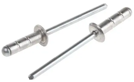 Produktfoto 1 von POP Blende Niet, Ø 4.8 mm x 16.5 mm, Aluminium, 5 mm aus Stahl