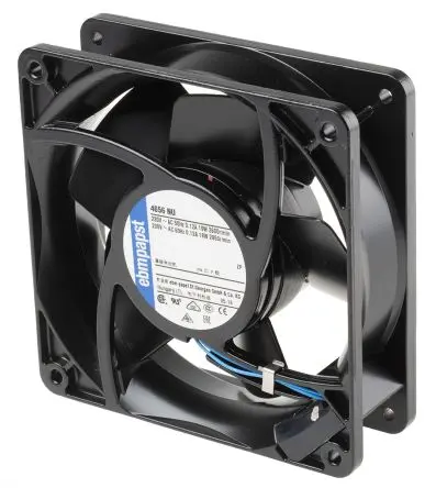 Produktfoto 1 von ebm-papst 4000 N Axiallüfter, Kugel, 230V ac / 19 W 840 mA, 2650 U/min, 160 m³/h IP54 119 mm 119mm 38 mm