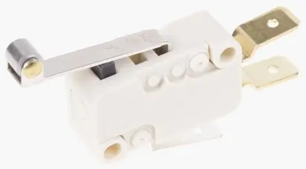 ZF Mikroschalter Rollenhebel-Betätiger Stecker, 1-poliger Umschalter, 250 V ac, 100mA IP40 0.39N -40 °C - 85 °C