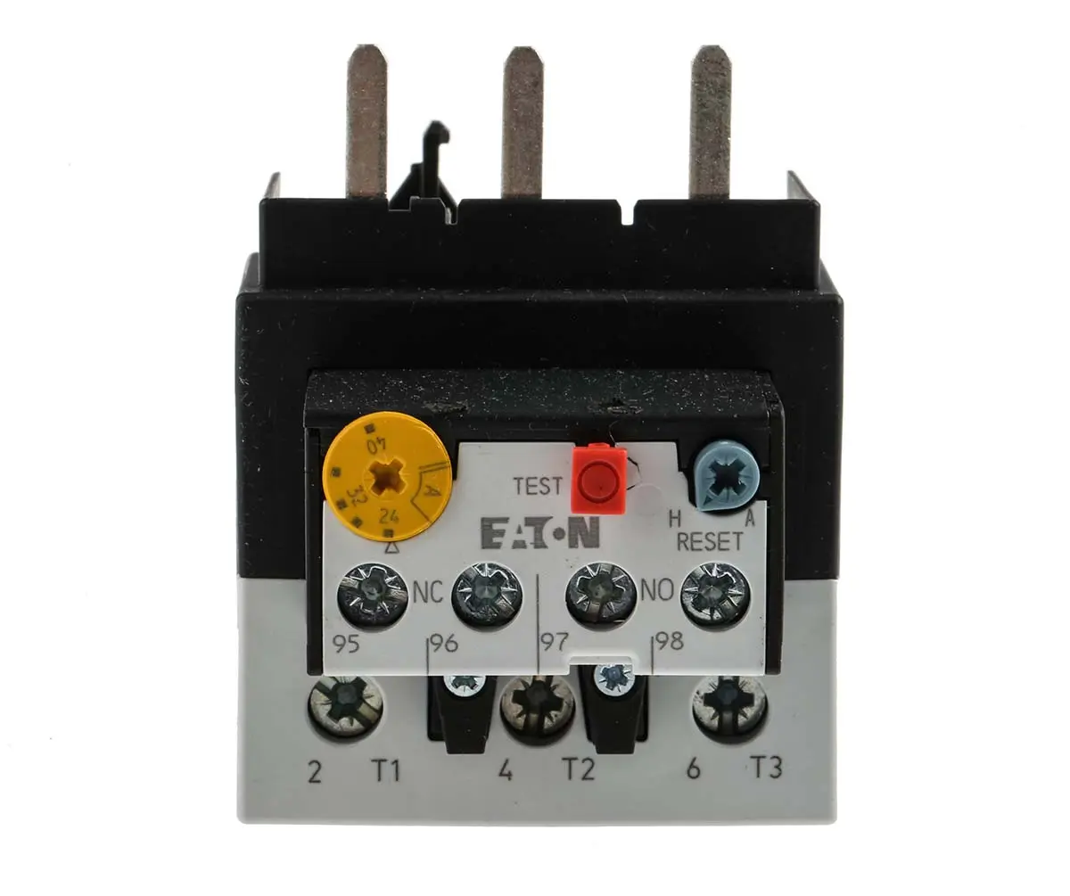 Produktfoto 1 von Eaton ZB65 Überlastrelais, / 24 to 40 A 7.5 W 1 Schließer/1 Öffner, 500V ac / 40 A, 102 mm x 60 mm