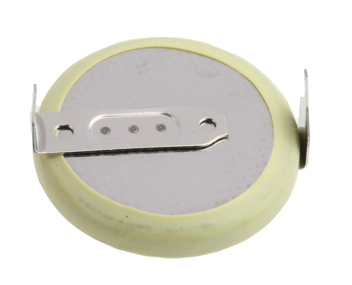 Produktfoto 1 von Panasonic, Lithium-Poly-Carbonmonofluorid Knopfzelle Ø 20 mm, 3 V / 190 mAh