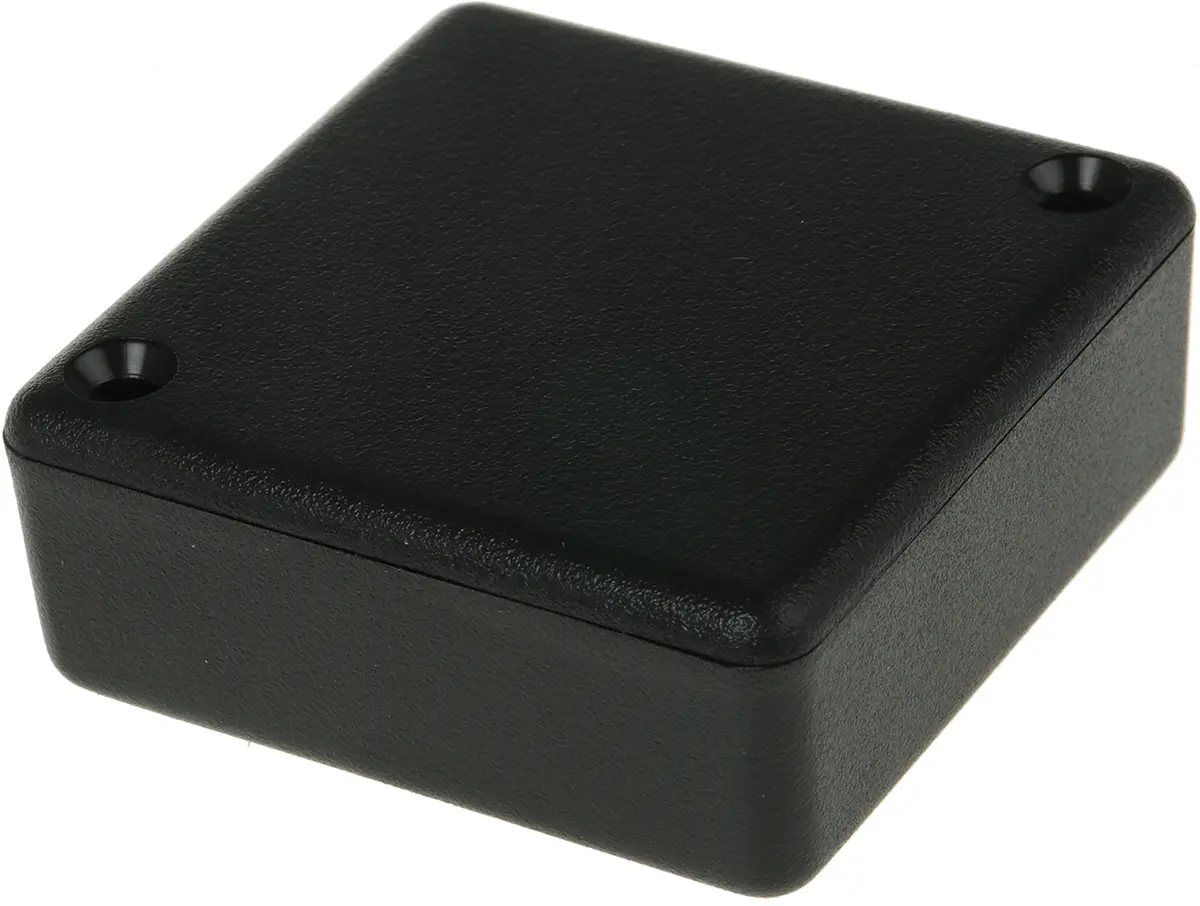 Produktfoto 1 von Hammond 1551; Gehäuse; ABS; Schwarz IP54 Breite 50 mm Höhe 20 mm Länge 50 mm