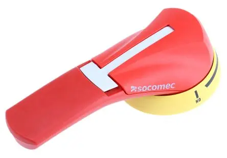 Produktfoto 1 von Socomec Rot, Gelb FUSERBLOC Drehgriff für Fuserbloc-Serie, IP65