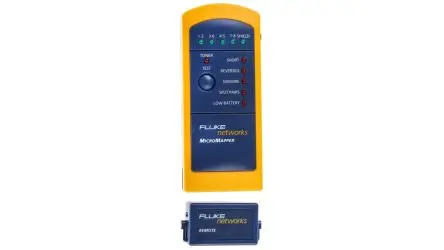 Produktfoto 1 von Fluke Networks MICROMAPPER Netzwerktester Tonsignal, Kabelprüfgerät, RJ45, RJ11