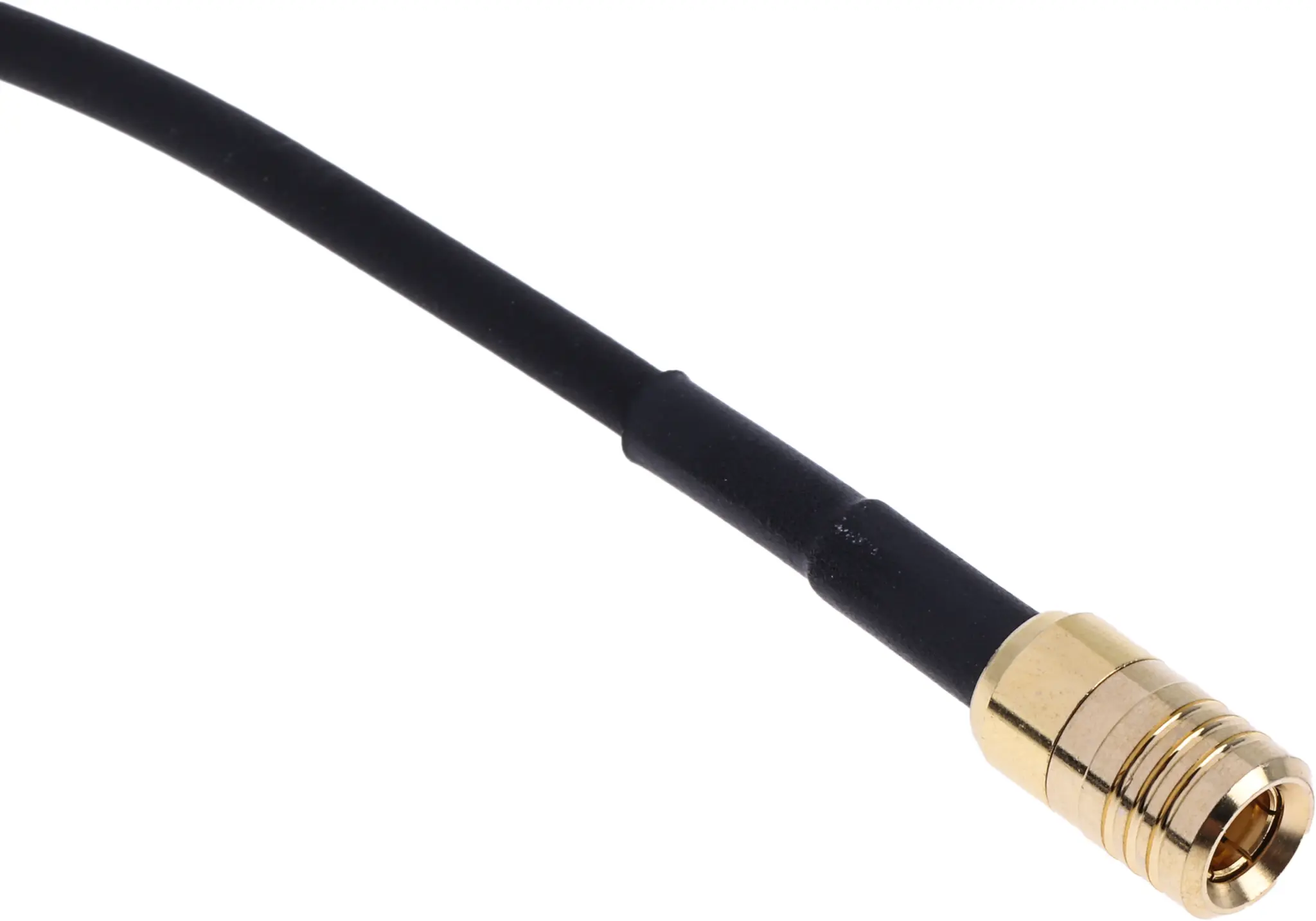 Produktfoto 1 von RS PRO SMB RG174 Koaxialkabel, Abgeschlossen, 50 Ω, 525 mm, Schwarz