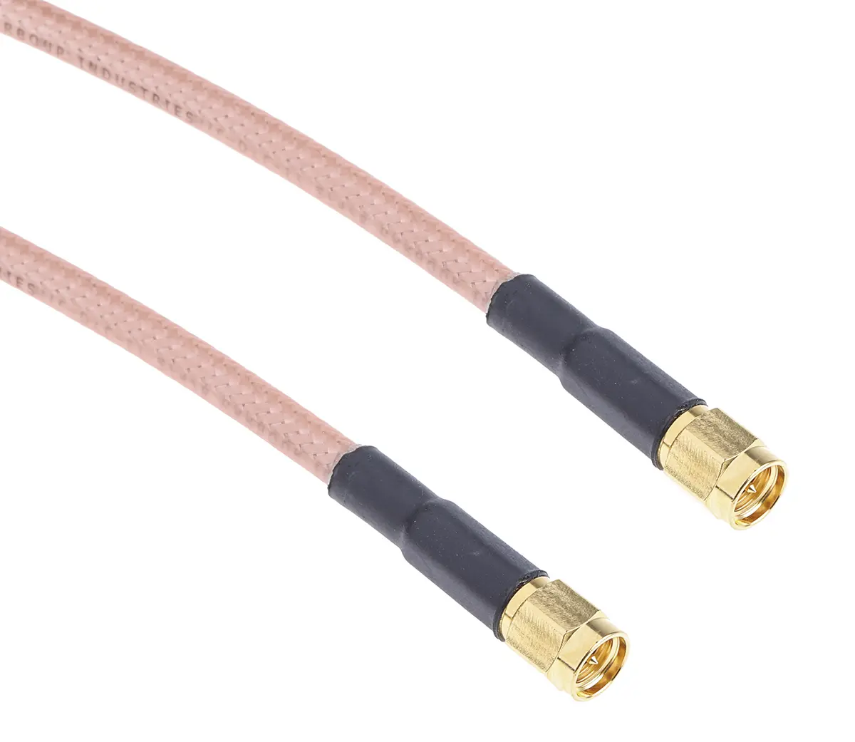 Produktfoto 1 von RS PRO SMA RG142U Koaxialkabel, Abgeschlossen, 50 Ω, 1 m, Schwarz