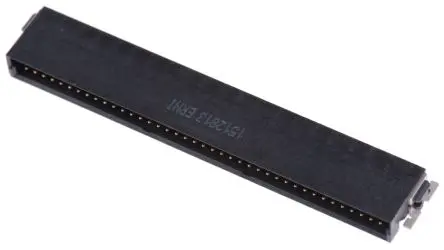 Produktfoto 1 von Fischer SMC Leiterplattenleiste gewinkelt, 80-polig / 2-reihig, Raster 1.27 mm Raster Oberfläche, Platine-Platine,