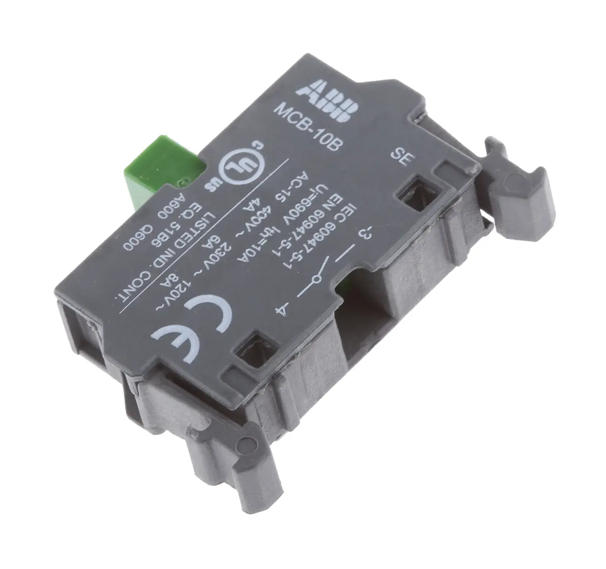 Produktfoto 1 von ABB ABB Modular Kontaktblock 1 Schließer 690V Schraube
