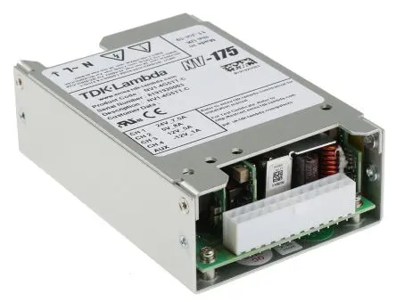 TDK-Lambda NV1 Schaltnetzteil 4 24V dc 180 W, Fahrgestell 264V ac