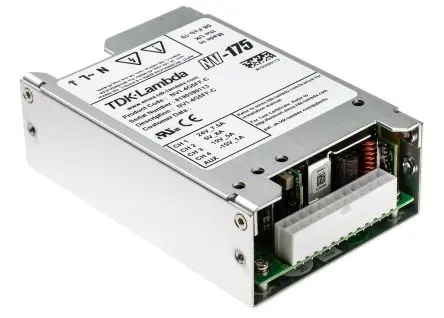 Produktfoto 1 von TDK-Lambda NV1 Schaltnetzteil 4 24V dc 180 W, Fahrgestell 264V ac