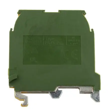 Produktfoto 1 von Entrelec SNA Schutzleiterklemme 1 Gelb, Grün, 4mm², 800V ac Schraubbefestigung