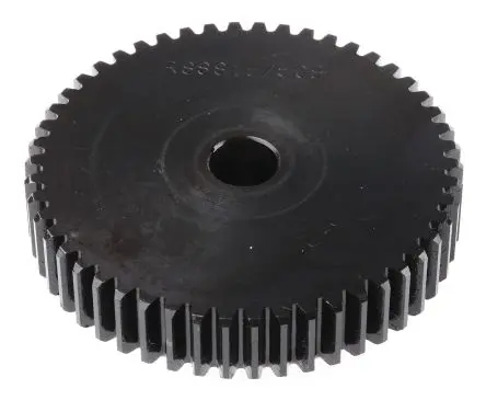 Produktfoto 1 von RS PRO Stahl Stirnrad 50 Zähne / Modul 1.5, Wälzkreis-Ø 75 mm, Nabe Ø 45 mm / Bohrung 12 mm