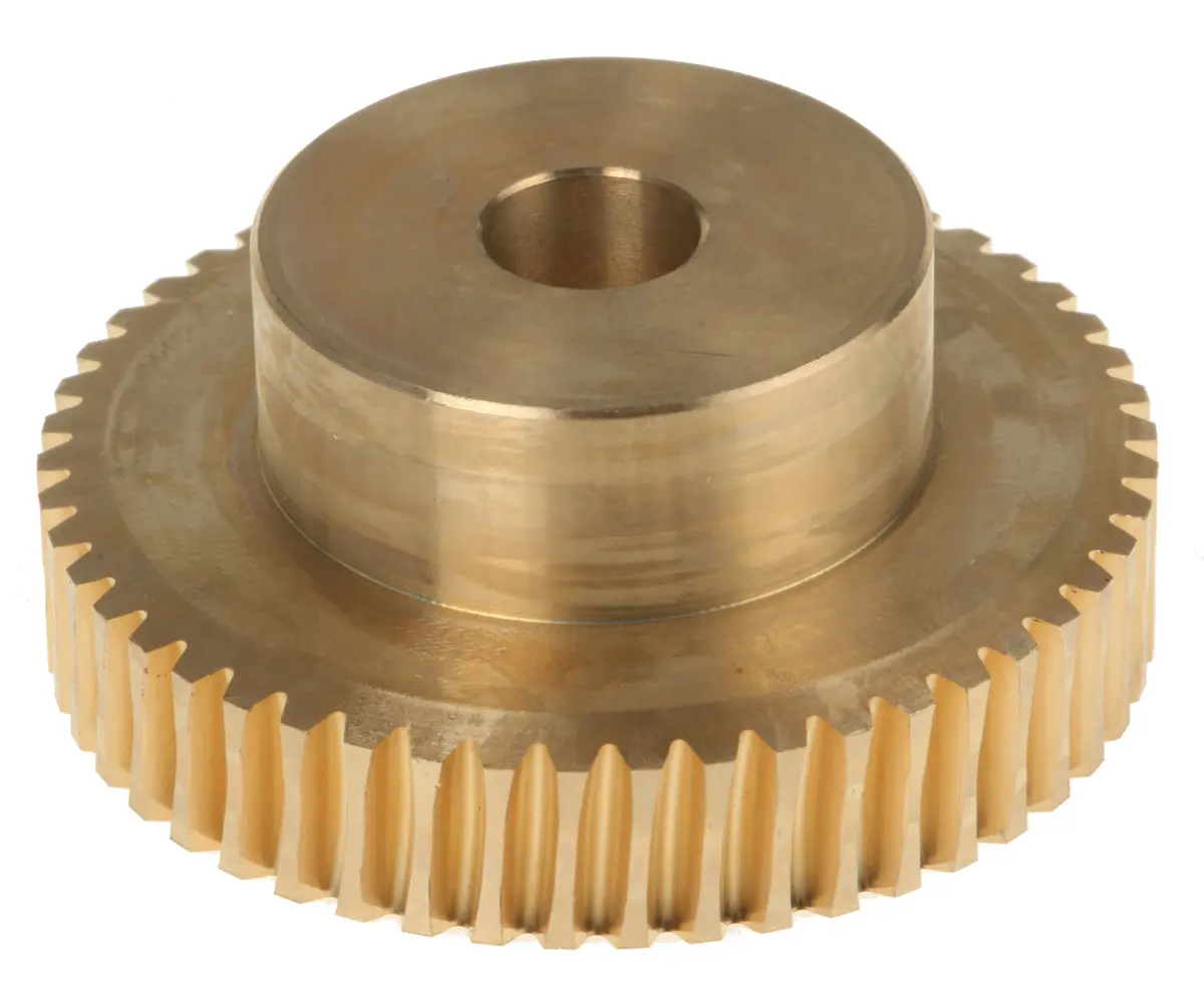 RS PRO Schneckenradgetriebe, 0.8 Modul, Bronze, 50 Zähne 40.06 mm 18 mm