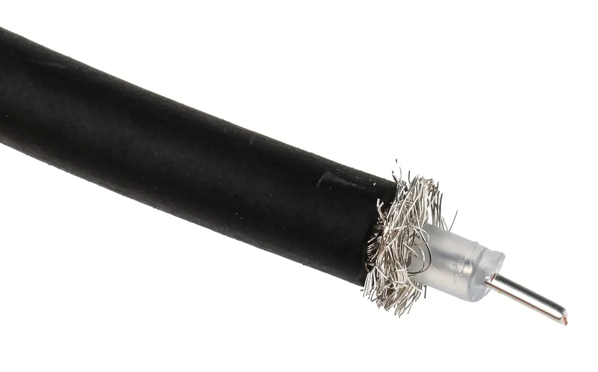 Produktfoto 1 von Belden MRG223 RG223/U Koaxialkabel, Verlegekabel, 50 Ω, 100 m, Aussen ø 5.4 mm Außen-ø , Schwarz