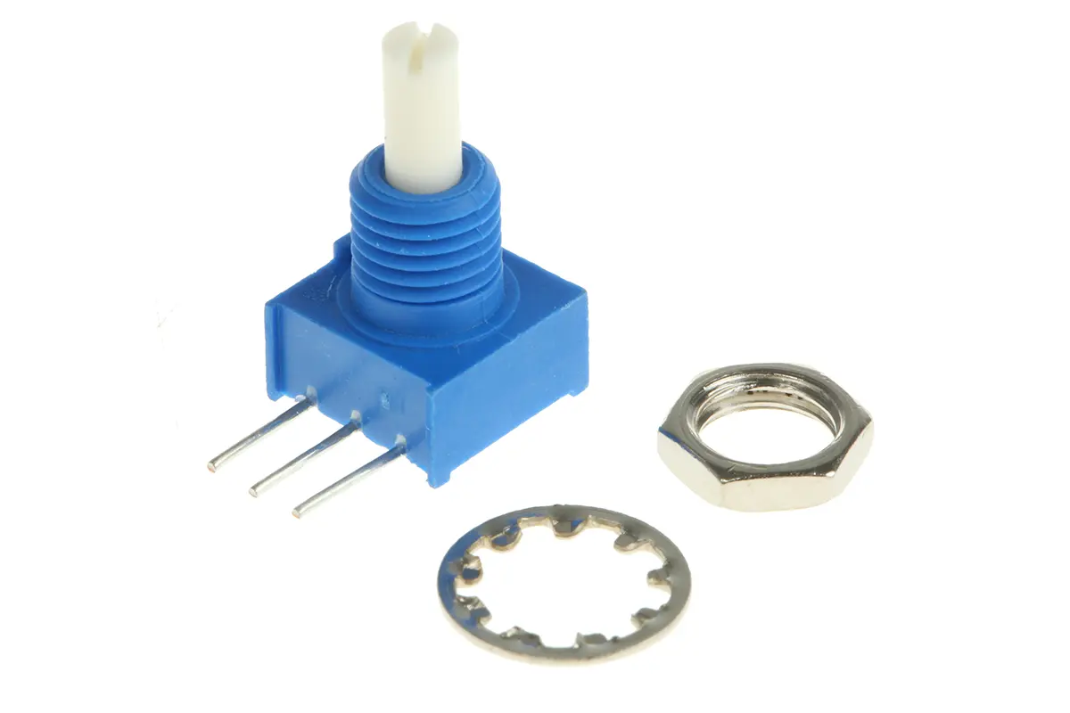 Produktfoto 1 von Bourns 3310 Panel Drehen Potenziometer 100 kΩ 20 % / 0.25 W, Schaft-Ø 3.18 mm
