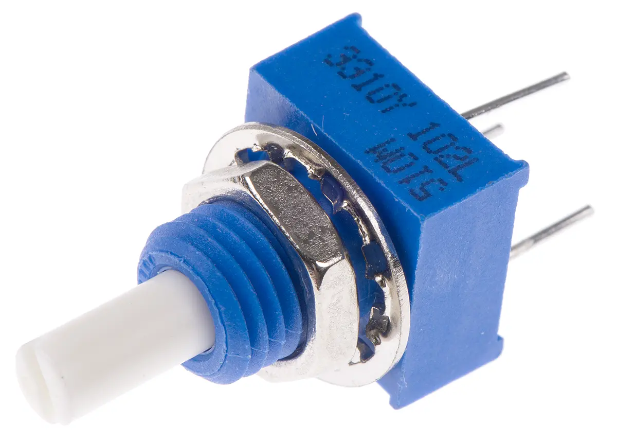 Bourns 3310 THT, Tafelmontage  Dreh Potentiometer 1kΩ ±20% / 0.25W , Schaft-Ø 3,18 mm