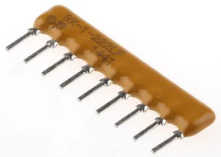 Produktfoto 1 von Bourns Serie 4600X Widerstands-Array BUS, 8 x 2.2 kΩ, 1.13 W 2 %, Bauform SIP Lot