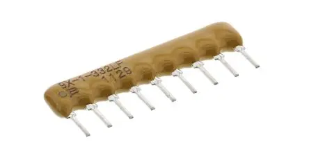 Produktfoto 1 von Bourns Serie 4600X Widerstands-Array BUS, 8 x 3.3 kΩ, 1.13 W 2 %, Bauform SIP Lot